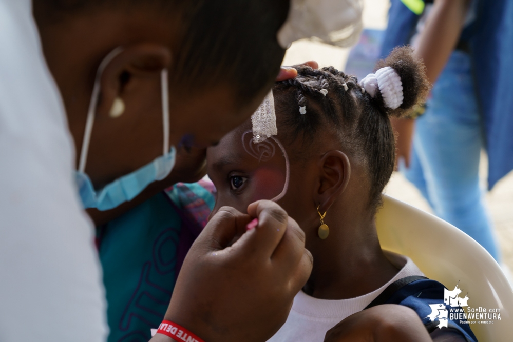 Fue todo un éxito la celebración del Día de la Niñez por parte de la Administración Distrital de Buenaventura