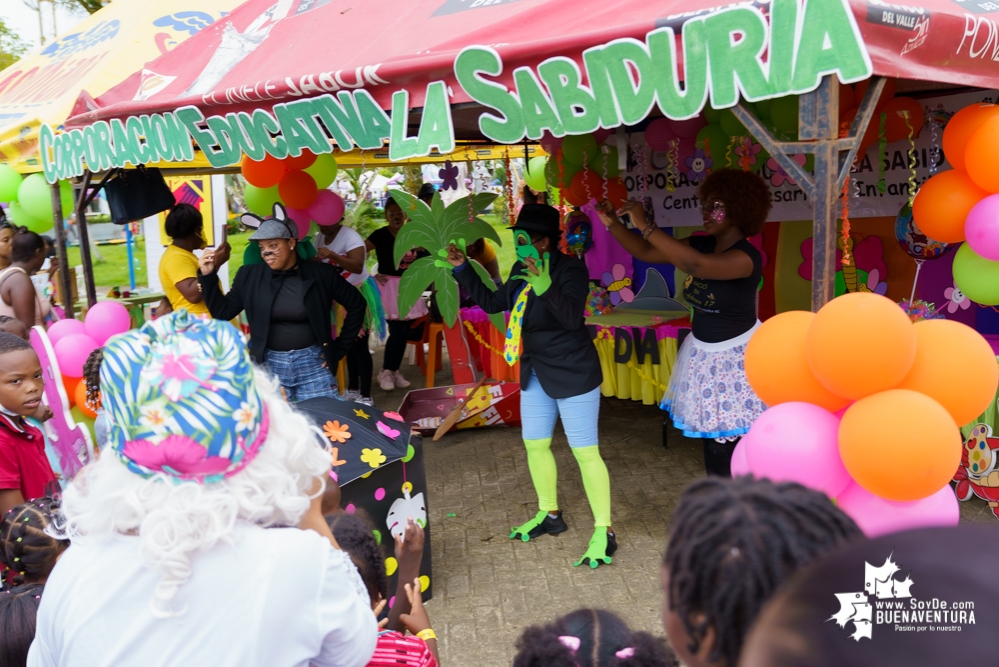 Fue todo un éxito la celebración del Día de la Niñez por parte de la Administración Distrital de Buenaventura