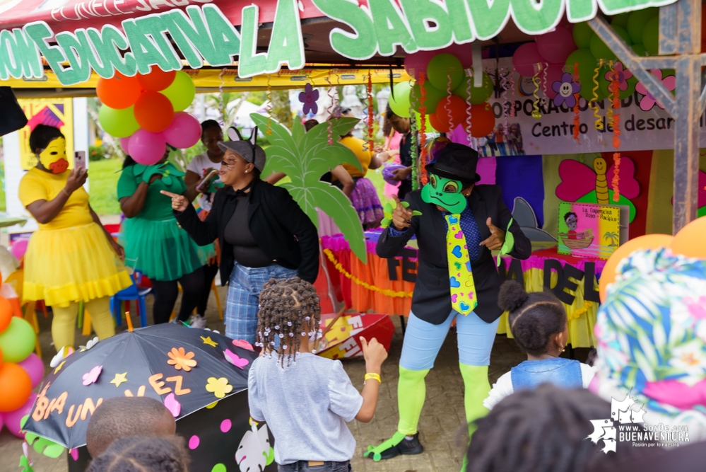 Fue todo un éxito la celebración del Día de la Niñez por parte de la Administración Distrital de Buenaventura