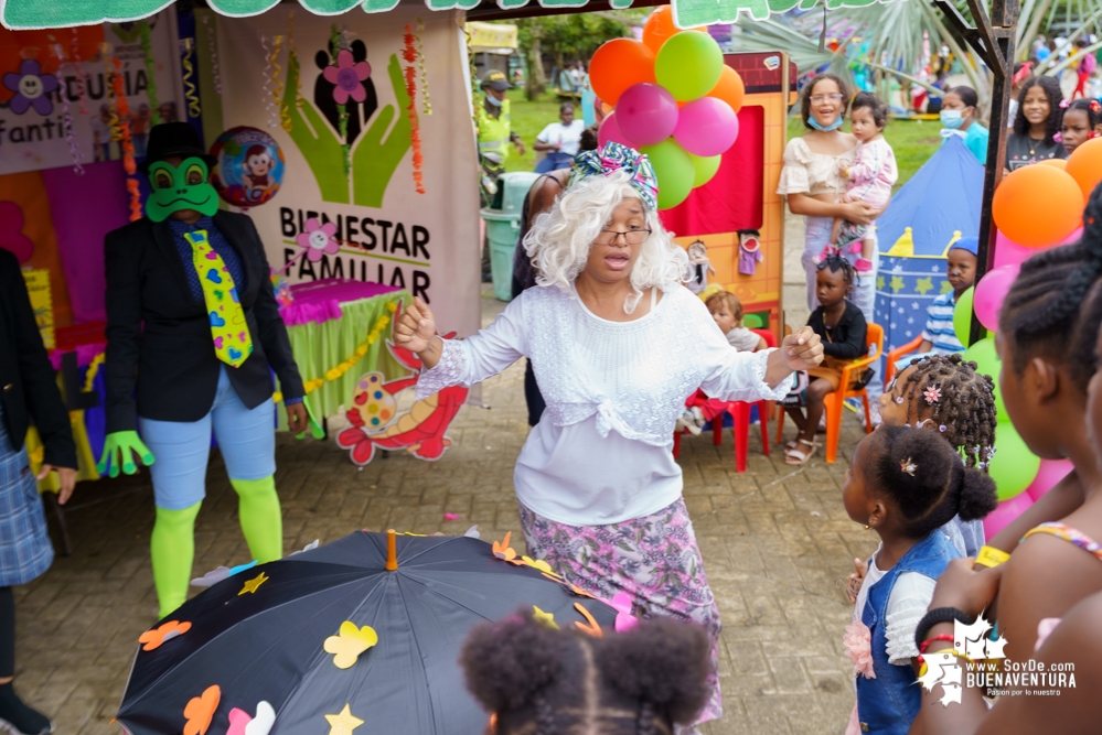 Fue todo un éxito la celebración del Día de la Niñez por parte de la Administración Distrital de Buenaventura