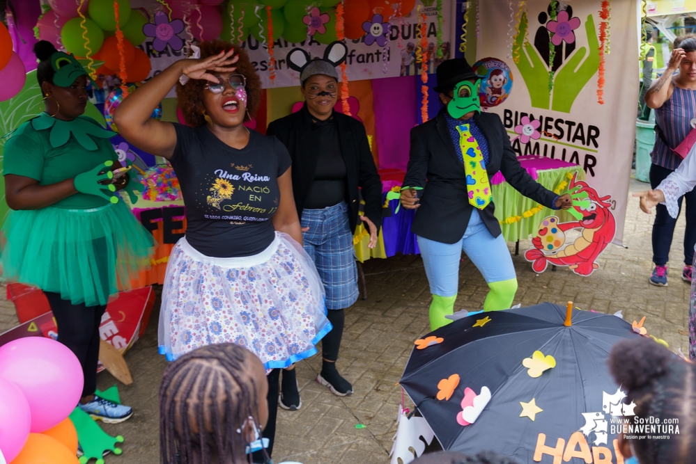 Fue todo un éxito la celebración del Día de la Niñez por parte de la Administración Distrital de Buenaventura