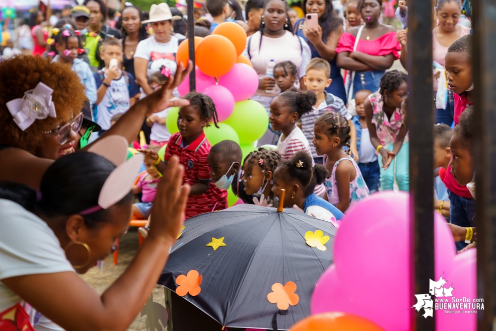 Fue todo un éxito la celebración del Día de la Niñez por parte de la Administración Distrital de Buenaventura