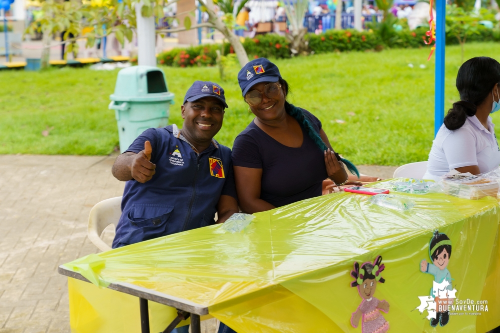 Fue todo un éxito la celebración del Día de la Niñez por parte de la Administración Distrital de Buenaventura