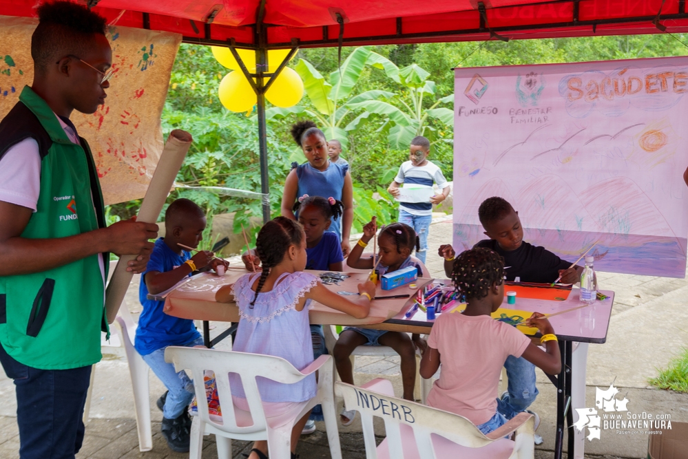 Fue todo un éxito la celebración del Día de la Niñez por parte de la Administración Distrital de Buenaventura