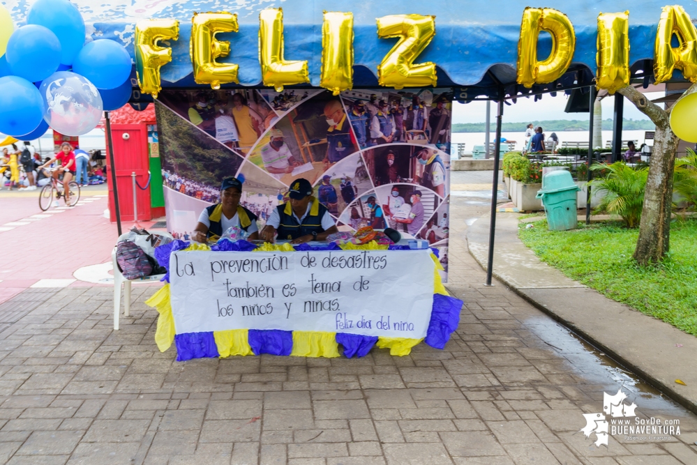 Fue todo un éxito la celebración del Día de la Niñez por parte de la Administración Distrital de Buenaventura