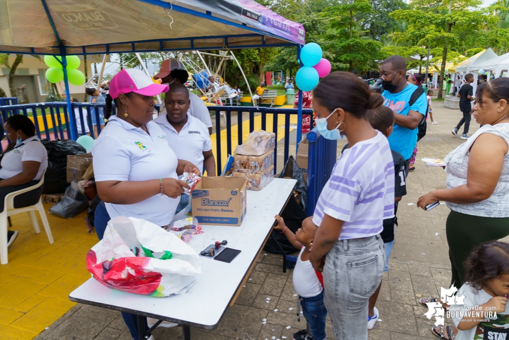 Fue todo un éxito la celebración del Día de la Niñez por parte de la Administración Distrital de Buenaventura