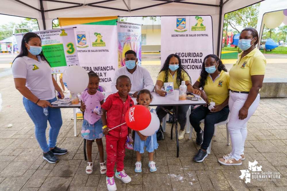 Fue todo un éxito la celebración del Día de la Niñez por parte de la Administración Distrital de Buenaventura