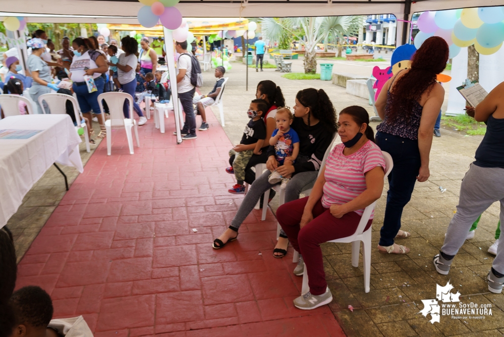 Fue todo un éxito la celebración del Día de la Niñez por parte de la Administración Distrital de Buenaventura