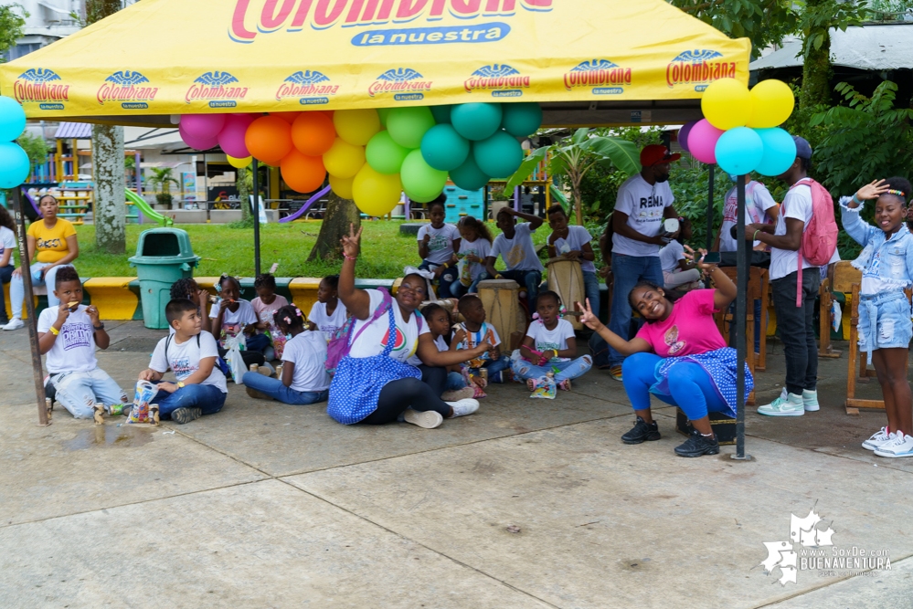 Fue todo un éxito la celebración del Día de la Niñez por parte de la Administración Distrital de Buenaventura