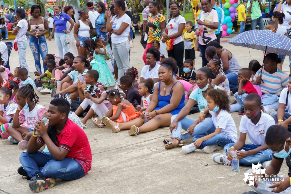 Fue todo un éxito la celebración del Día de la Niñez por parte de la Administración Distrital de Buenaventura