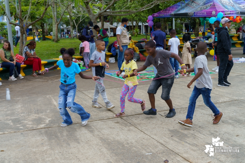 Fue todo un éxito la celebración del Día de la Niñez por parte de la Administración Distrital de Buenaventura