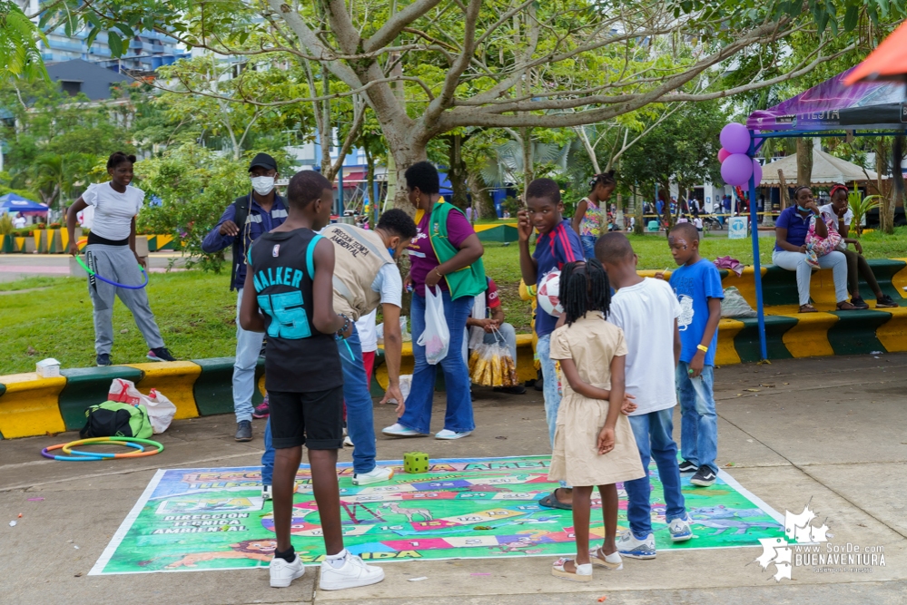 Fue todo un éxito la celebración del Día de la Niñez por parte de la Administración Distrital de Buenaventura