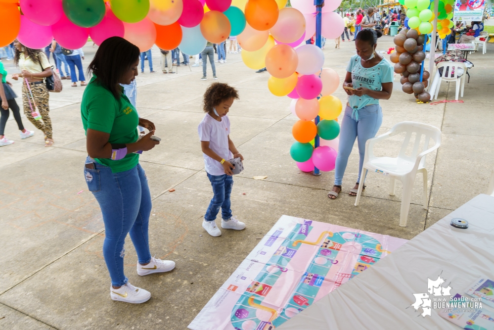 Fue todo un éxito la celebración del Día de la Niñez por parte de la Administración Distrital de Buenaventura