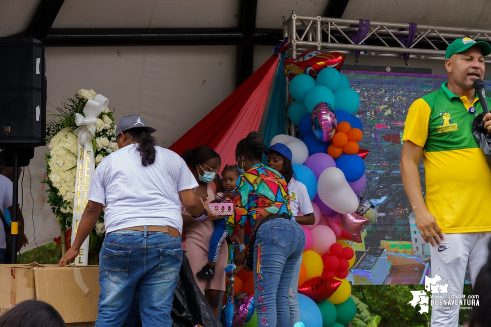 Fue todo un éxito la celebración del Día de la Niñez por parte de la Administración Distrital de Buenaventura