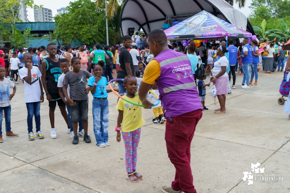 Fue todo un éxito la celebración del Día de la Niñez por parte de la Administración Distrital de Buenaventura