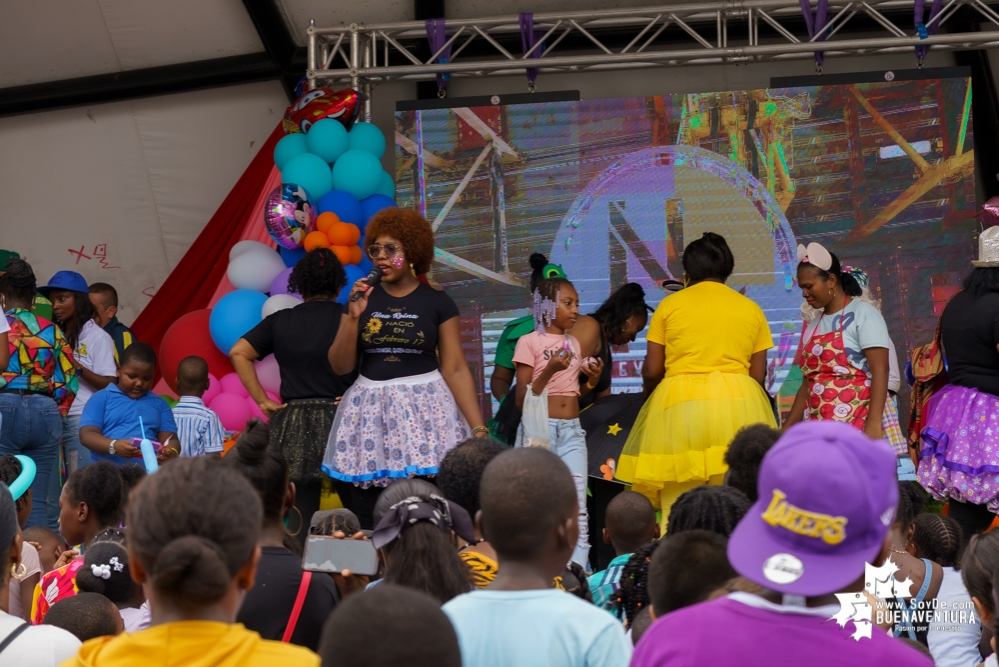 Fue todo un éxito la celebración del Día de la Niñez por parte de la Administración Distrital de Buenaventura