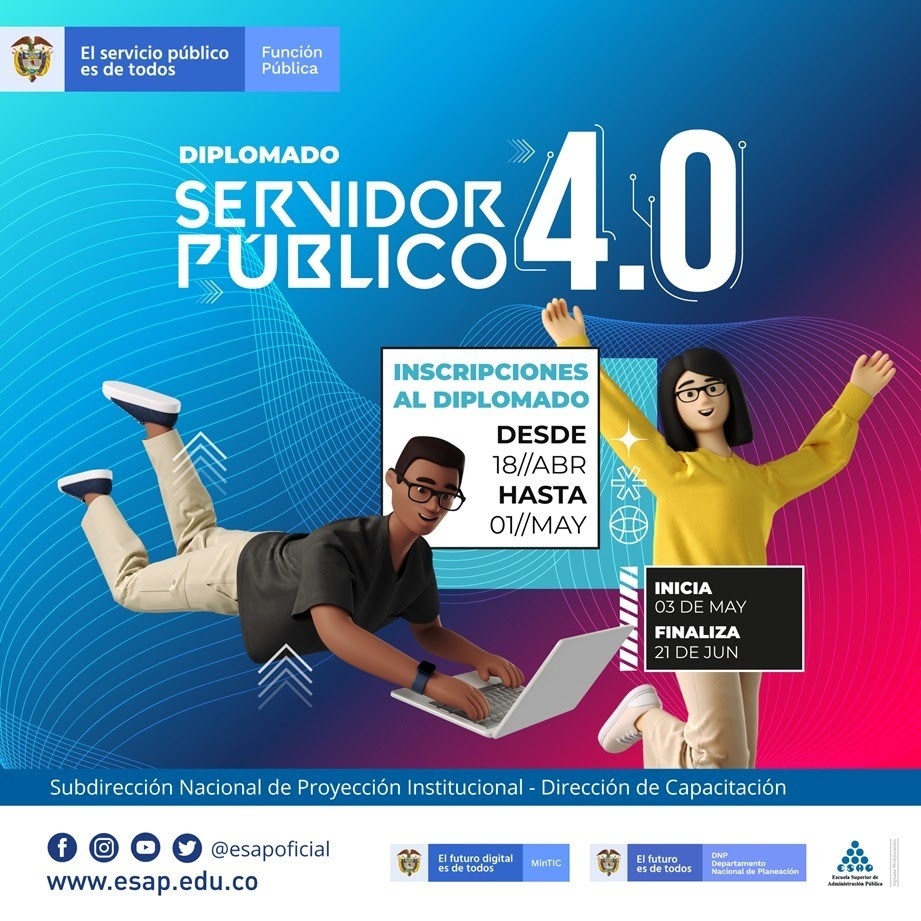 Función Pública capacita al servidor del futuro con el Diplomado Servidor Público 4.0