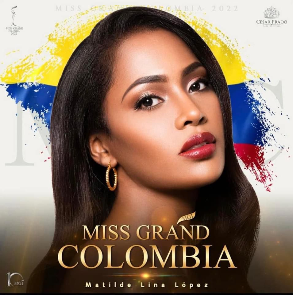 Mathilde Lina López inicia su participación en el certamen de belleza Miss Grand Colombia