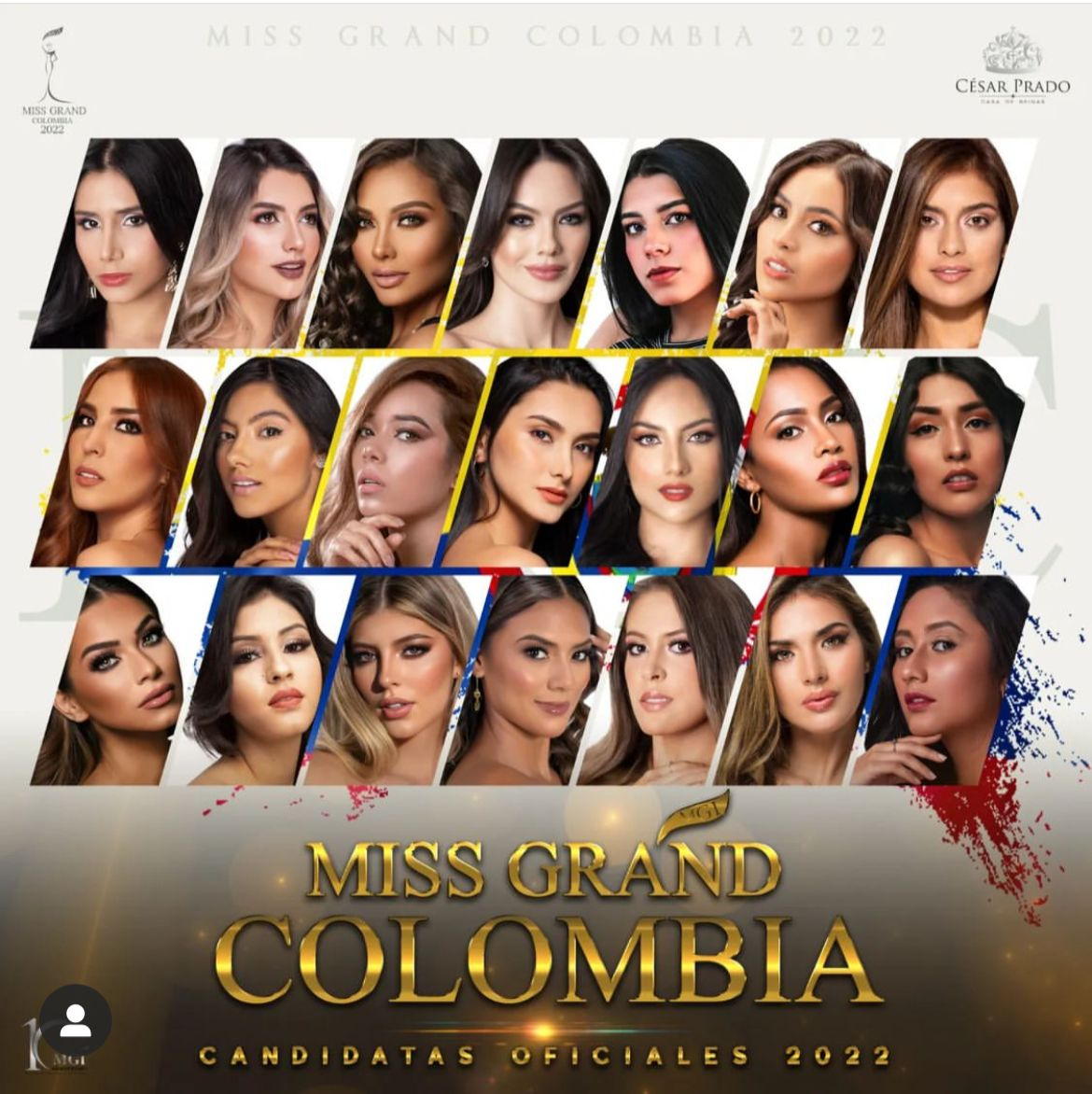 Mathilde Lina López inicia su participación en el certamen de belleza Miss Grand Colombia