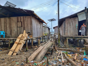 La Armada de Colombia continúa edificando obras en beneficio de la comunidad de Candelilla de la Mar