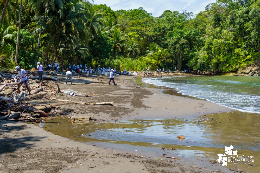 Se realizó con éxito una jornada de limpieza de la playa San Pedro con Asogesampa y Cempre