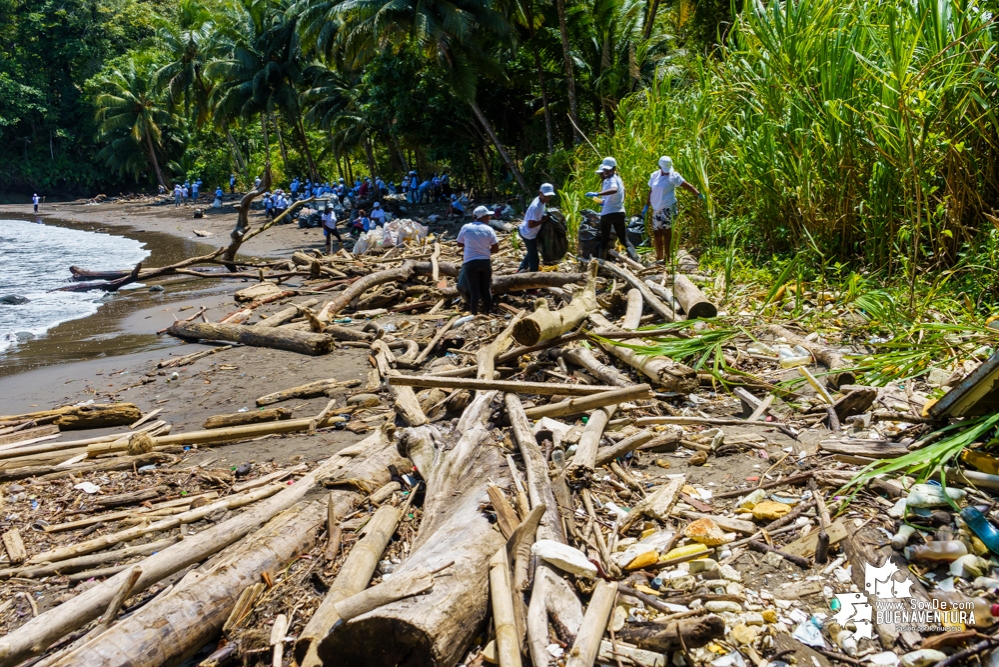 Se realizó con éxito una jornada de limpieza de la playa San Pedro con Asogesampa y Cempre