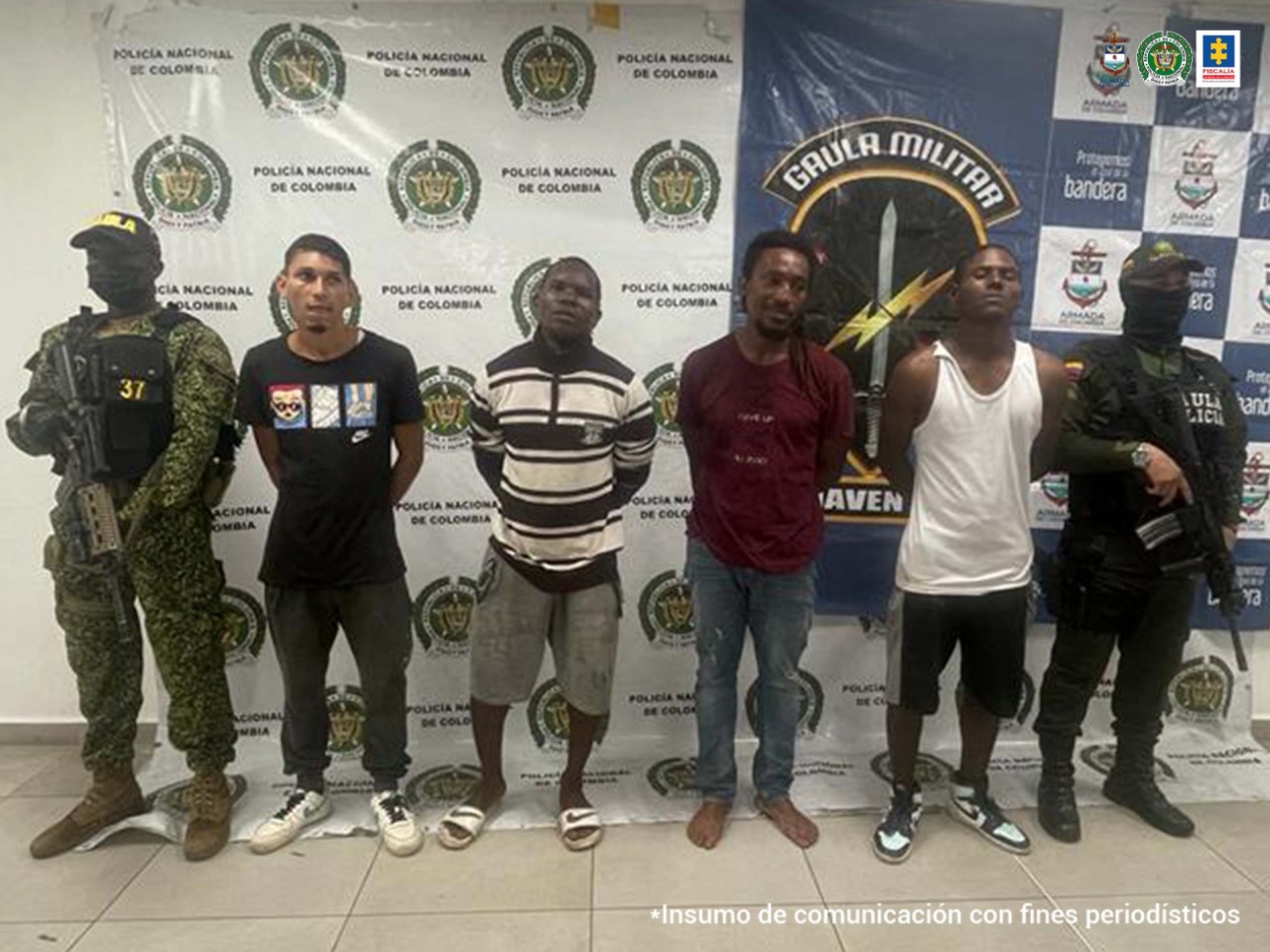 Envían a la cárcel a 4 presuntos responsables del secuestro de dos contratistas en Buenaventura