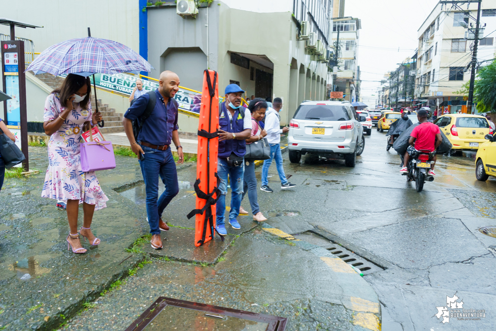 El Simulacro Distrital 2022 en Buenaventura tuvo buena participación según lo informado por la Oficina de Gestión del Riesgo