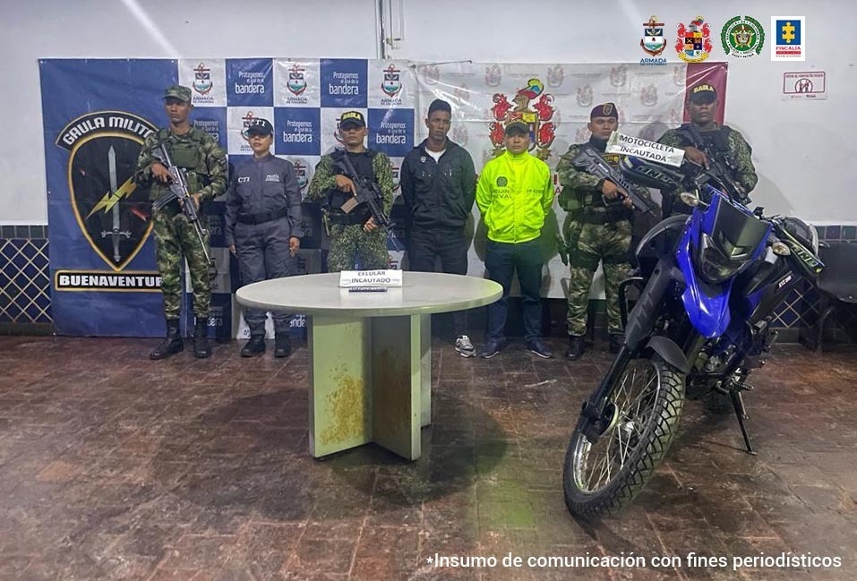 La Fuerza Pública capturó dos presuntos cabecillas del ELN en el Valle del Cauca y que delinquían en el Chocó
