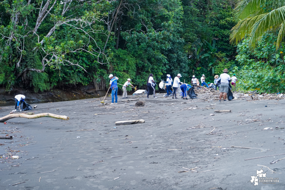 Con la participación de organizaciones de Cali y Buenaventura, Asogesampa y Cempre realizaron jornada de limpieza de playas en el sector de Vista Hermosa en La Bocana