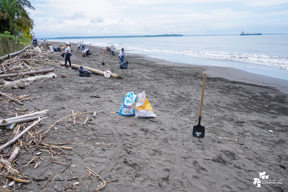 Con la participación de organizaciones de Cali y Buenaventura, Asogesampa y Cempre realizaron jornada de limpieza de playas en el sector de Vista Hermosa en La Bocana