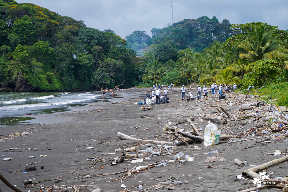 Con la participación de organizaciones de Cali y Buenaventura, Asogesampa y Cempre realizaron jornada de limpieza de playas en el sector de Vista Hermosa en La Bocana