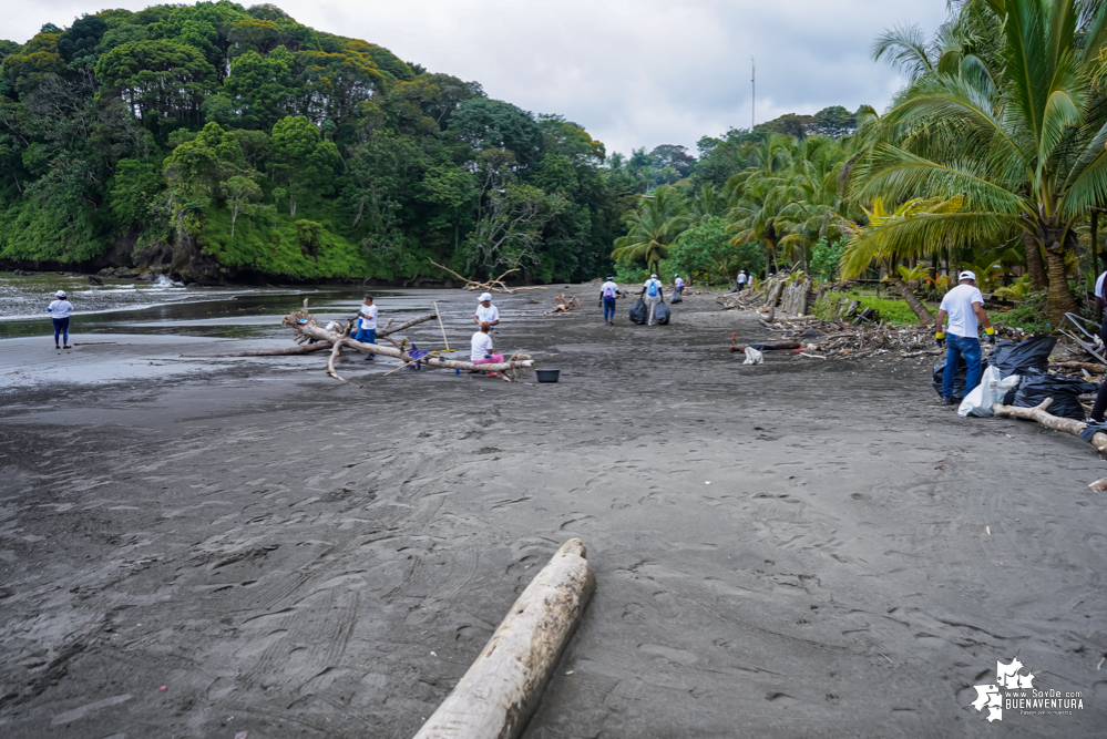 Con la participación de organizaciones de Cali y Buenaventura, Asogesampa y Cempre realizaron jornada de limpieza de playas en el sector de Vista Hermosa en La Bocana