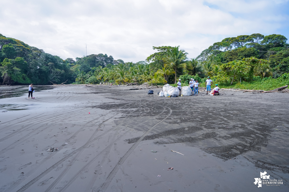 Con la participación de organizaciones de Cali y Buenaventura, Asogesampa y Cempre realizaron jornada de limpieza de playas en el sector de Vista Hermosa en La Bocana