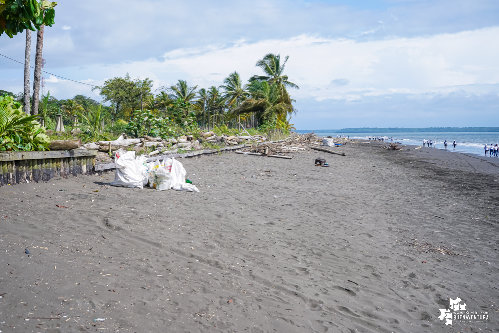 Con la participación de organizaciones de Cali y Buenaventura, Asogesampa y Cempre realizaron jornada de limpieza de playas en el sector de Vista Hermosa en La Bocana