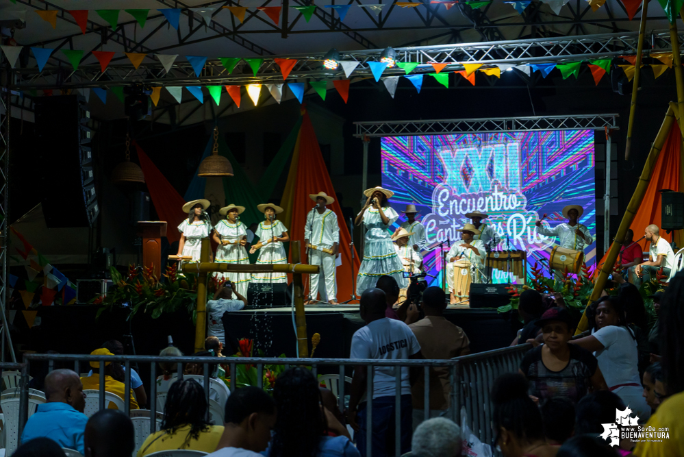 La Dirección Técnica de Cultura informó que el XXII Encuentro de Cantadores de Río en Buenaventura fue todo un éxito