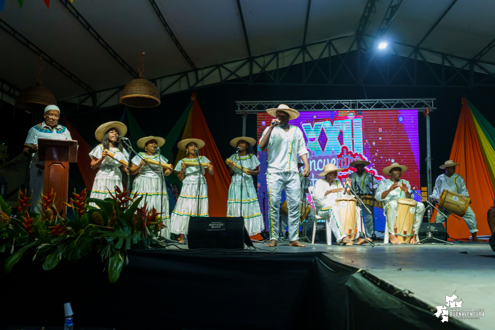 La Dirección Técnica de Cultura informó que el XXII Encuentro de Cantadores de Río en Buenaventura fue todo un éxito