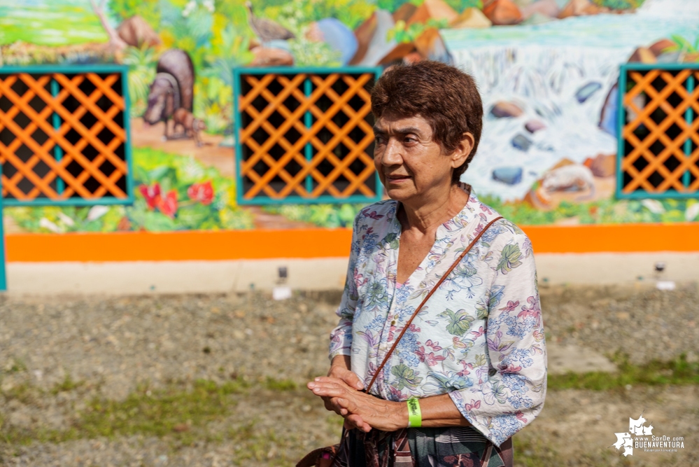 Pacífico de Agua Dulce: primera obra mural artística en zona rural de Buenaventura