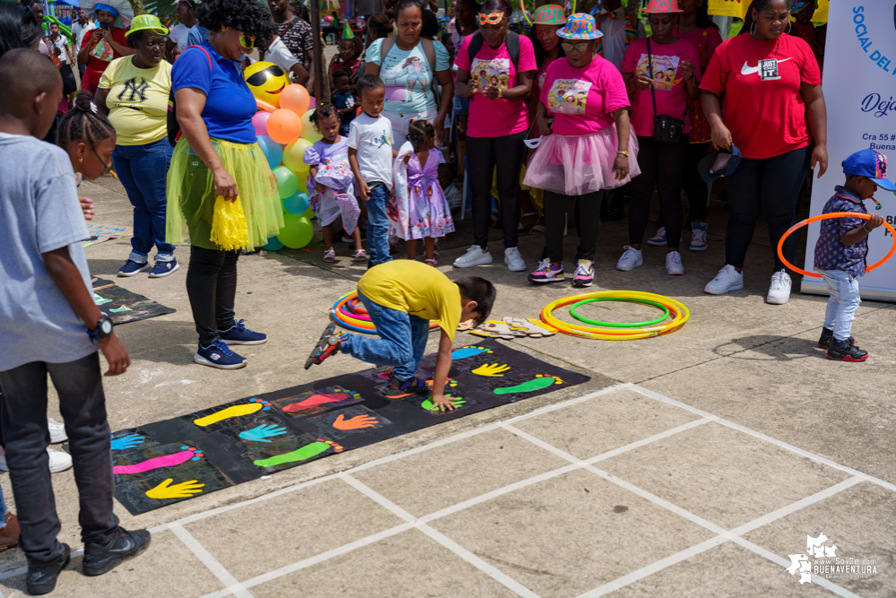 La Administración Distrital de Buenaventura celebró el Día los Niños y Niñas a través del despacho de la Gestora Social, Edith Obando