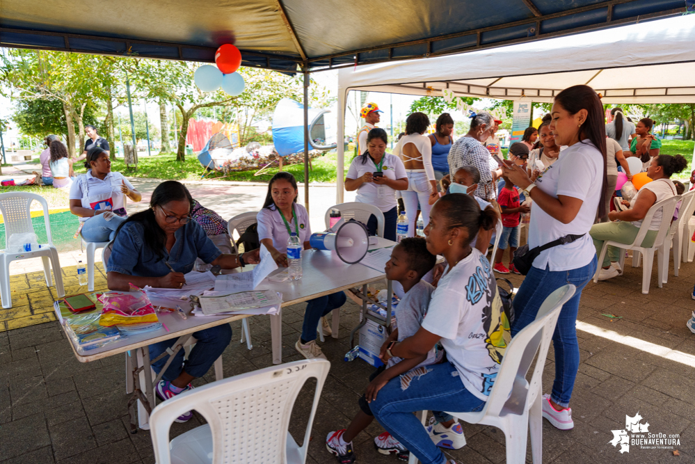 La Administración Distrital de Buenaventura celebró el Día los Niños y Niñas a través del despacho de la Gestora Social, Edith Obando