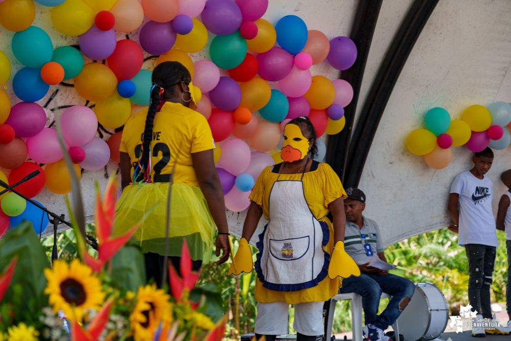 La Administración Distrital de Buenaventura celebró el Día los Niños y Niñas a través del despacho de la Gestora Social, Edith Obando