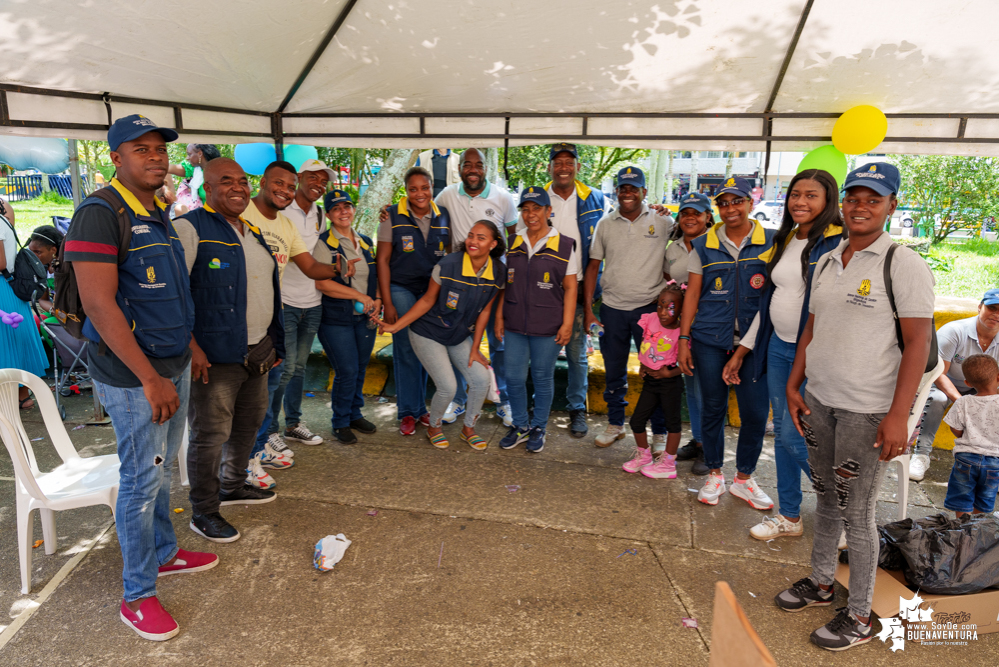 La Administración Distrital de Buenaventura celebró el Día los Niños y Niñas a través del despacho de la Gestora Social, Edith Obando