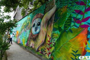 7 murales ambientales elaborados entre el EPA Buenaventura y estudiantes del Distrito embellecerán la ciudad