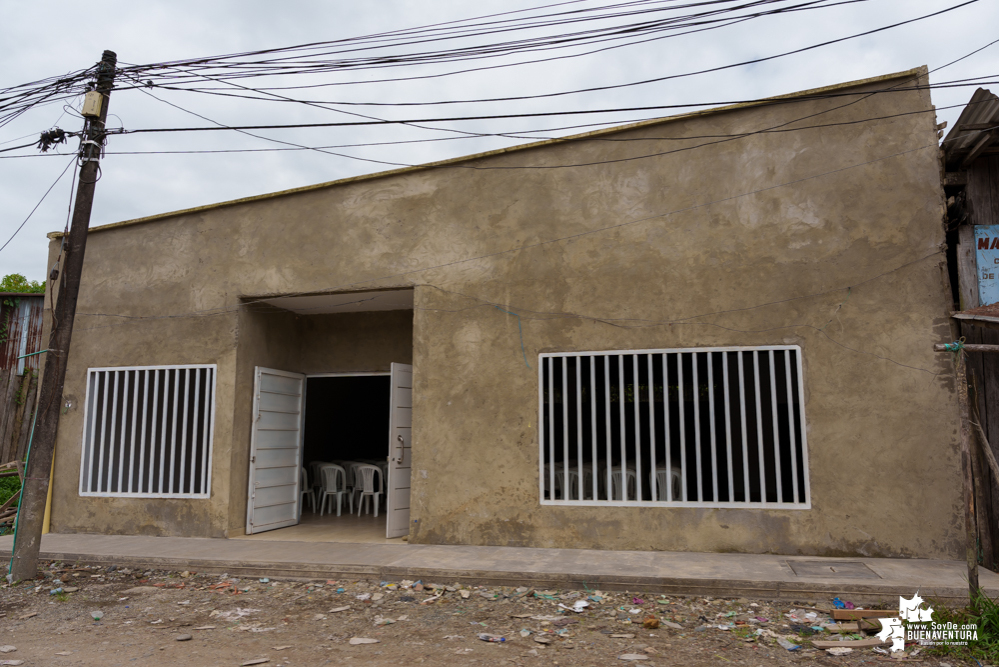 Trabajo en equipo fue clave para la construcción y entrega a la comunidad de la caseta comunal del barrio Nueva Estación La Palera en Buenaventura 