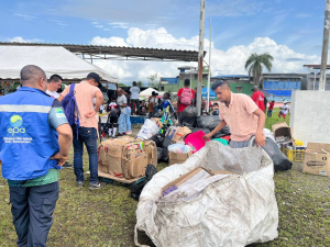 Más de 5 toneladas de reciclaje recolectaron deportistas participantes en las Olimpiadas Ambientales realizadas por el EPA Buenaventura