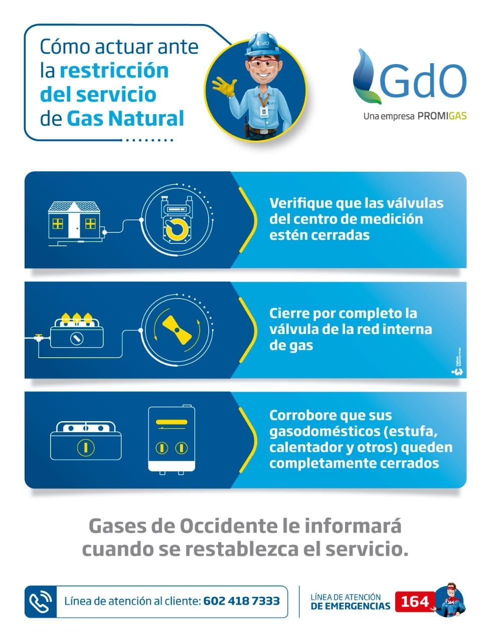 Inicia proceso de normalización gradual en la prestación del servicio de gas natural para el Valle y Norte del Cauca
