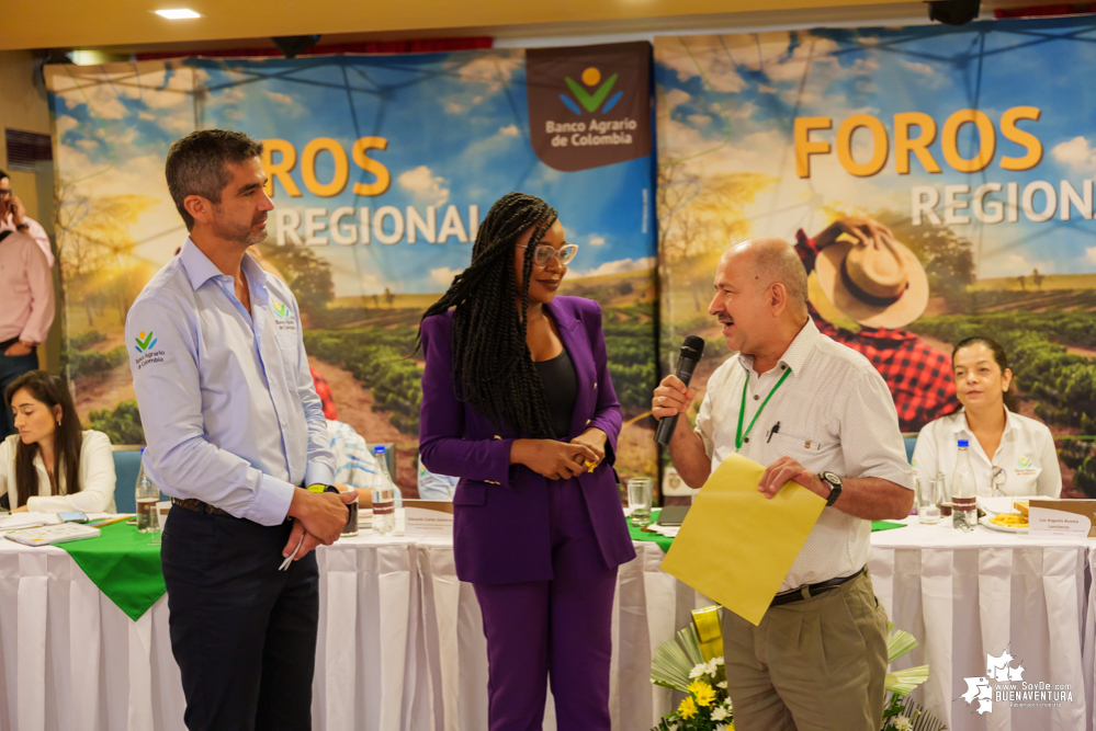 El Banco Agrario realizó el XIII Foro Regional Agropecuario y de Alcaldes en Buenaventura