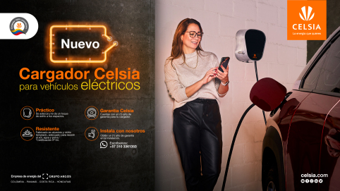 Celsia desarrolla y lanza al mercado nuevo modelo de cargador eléctrico de vehículos para hogares 