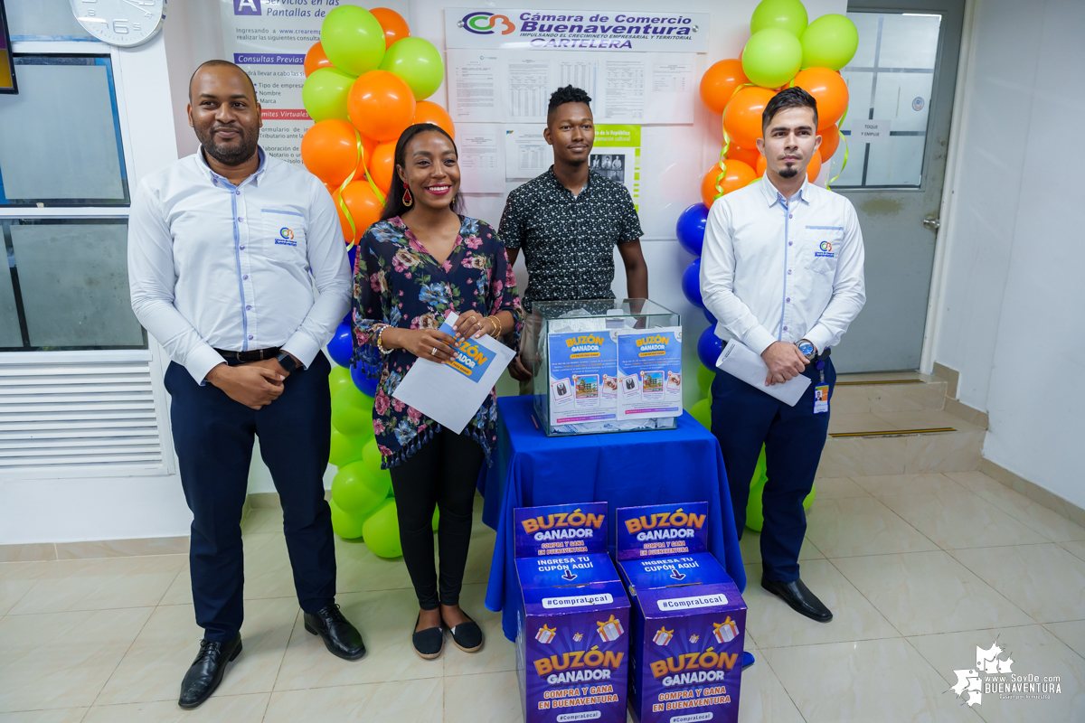 La Cámara de Comercio de Buenaventura realizó el sorteo de la campaña Buzón Ganador del mes de mayo de 2023