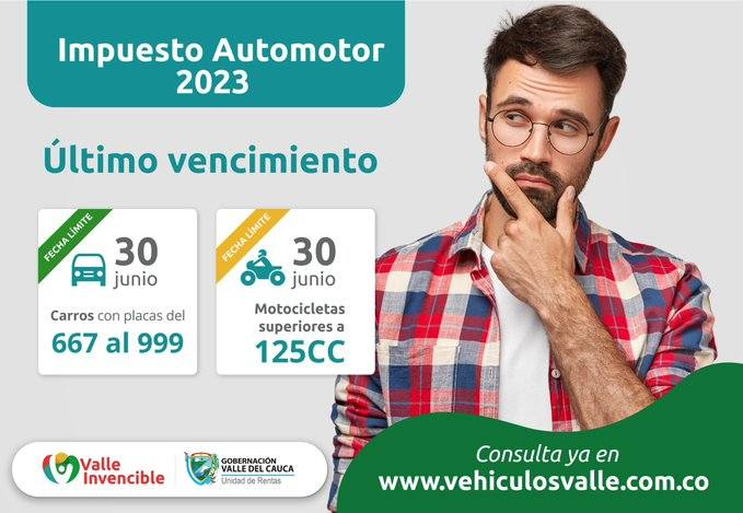 El 30 De Junio De 2023 Vence El último Plazo Para El Pago Del Impuesto Automotor En El Valle Del 0729